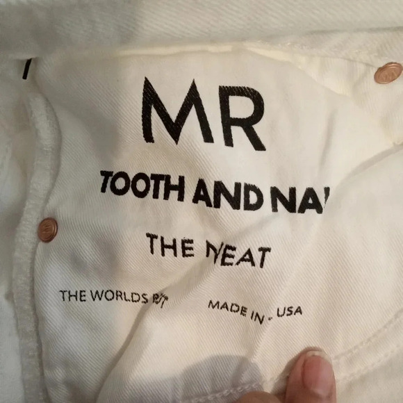 Mother Mr tooth n nail color the neat button closure men's size 32 - Picture 7 of 11